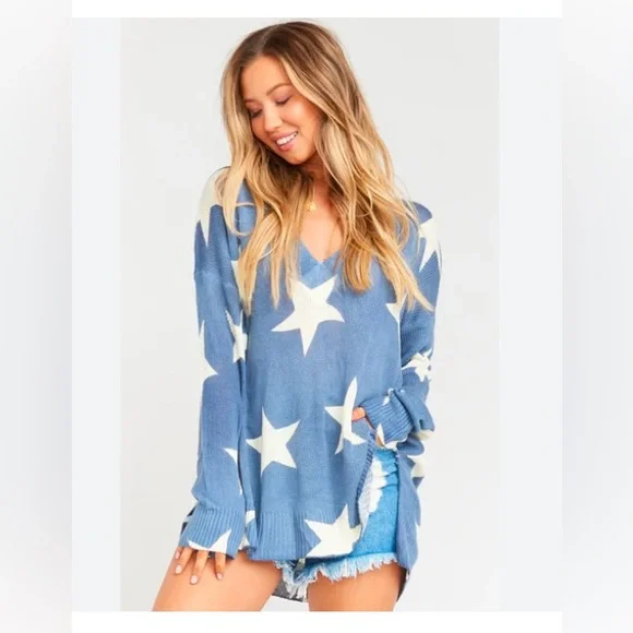 Show Me Your MuMu Cliffside Sweater in Star Gaze - Picture 4 of 10